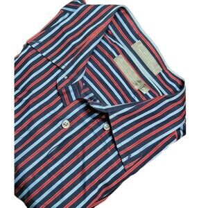 Daniel Cremieux Signature Collection Shirt Mens XL Button Down Short Sleeve
